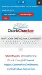 Mobile Screenshot of ozarkchamber.com
